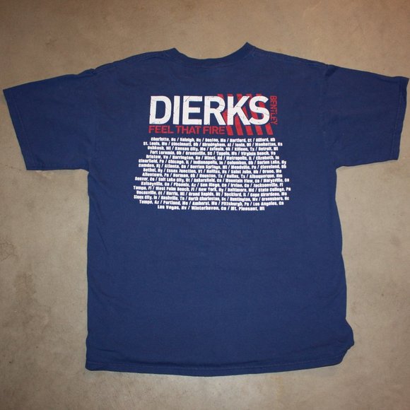 Dierks Bentley Feel That Fire Concert T Shirt - Picture 7 of 8